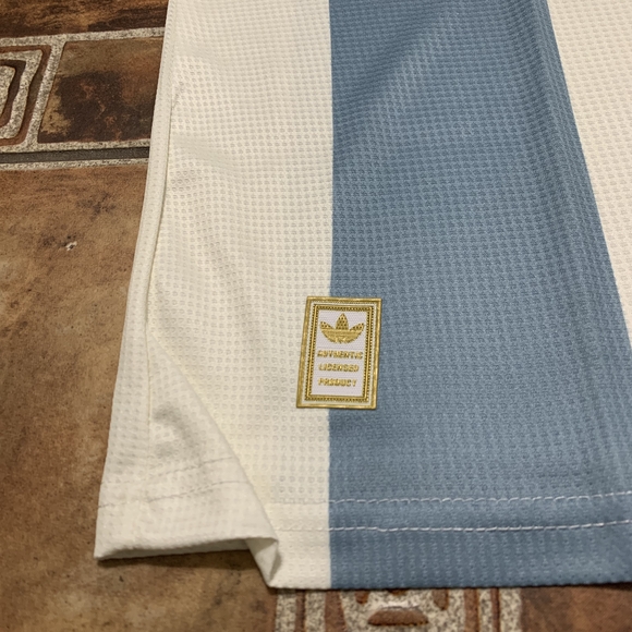 adidas Originals Argentina 50th Anniversary Long Sleeve Player Jersey Size M - Picture 4 of 5